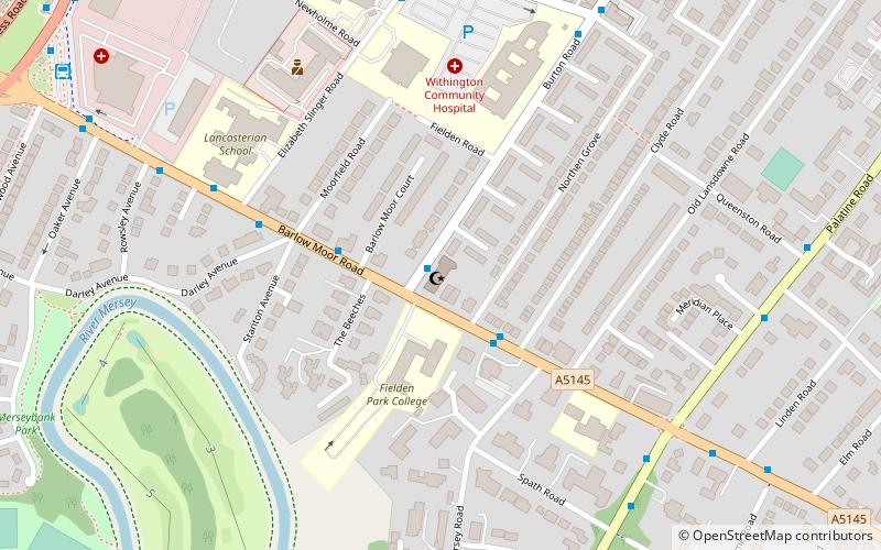 Didsbury Mosque location map