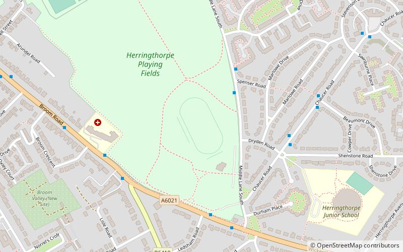 Herringthorpe Stadium location map