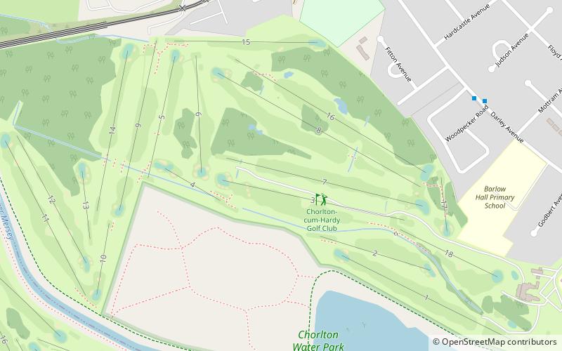 Chorlton-cum-Hardy Golf Club location map