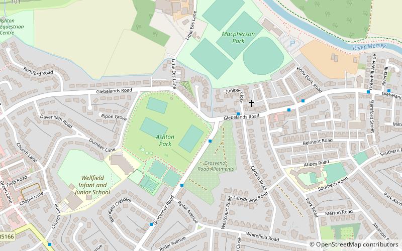Ashton-upon-Mersey location map