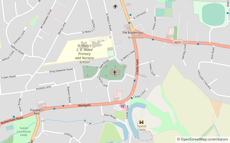 St Mary's Church location map