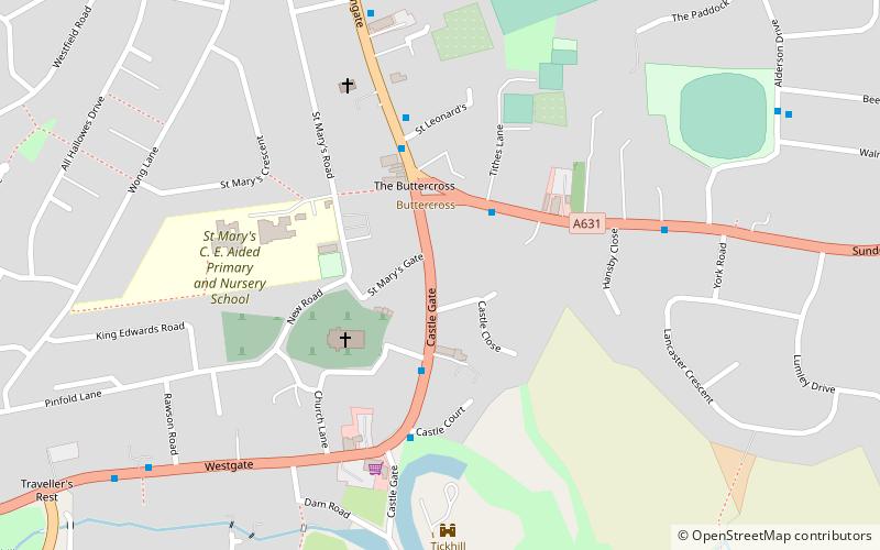strafforth and tickhill location map