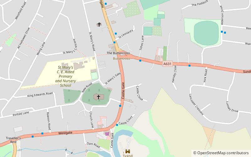 Strafforth and Tickhill location map