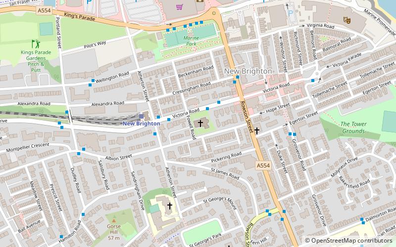 St James' Church location map