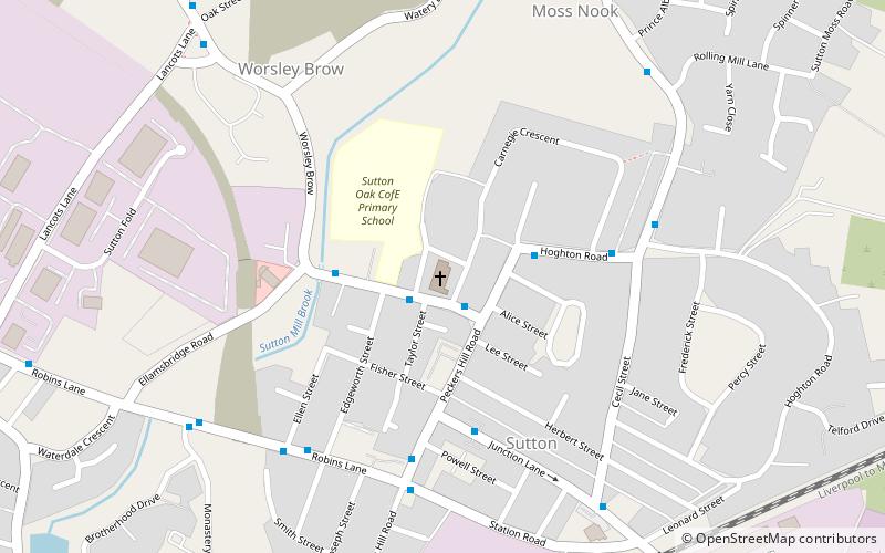 All Saints' Church location map