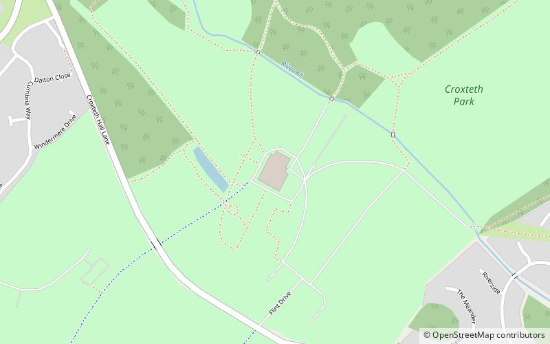 Croxteth Hall location map