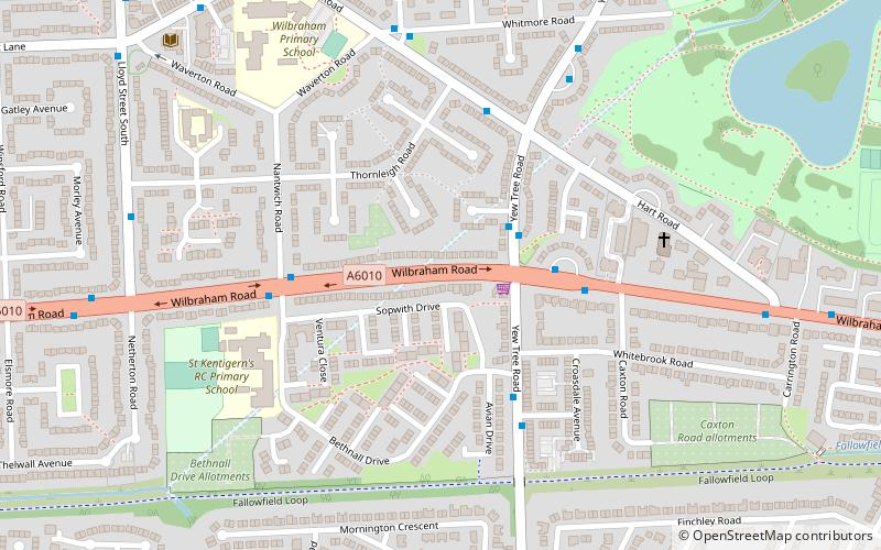 Fallowfield Secret Garden Community Project location map