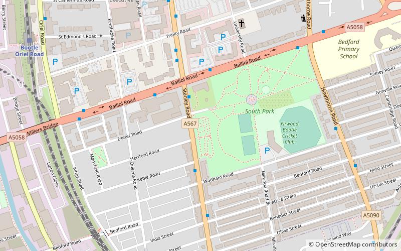 Bootle War Memorial location map