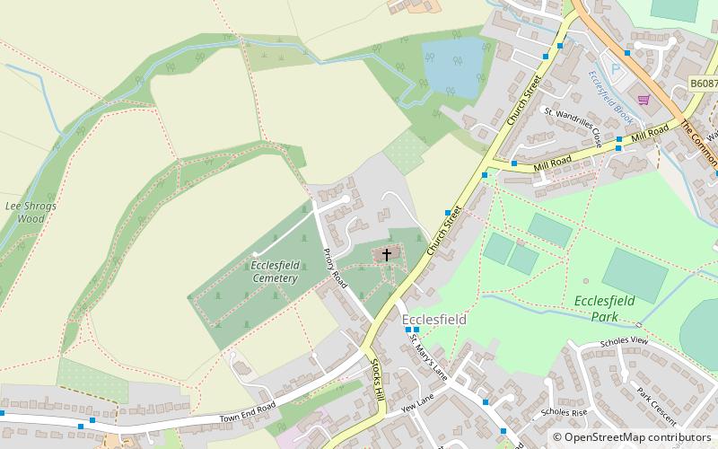 Ecclesfield Priory location map