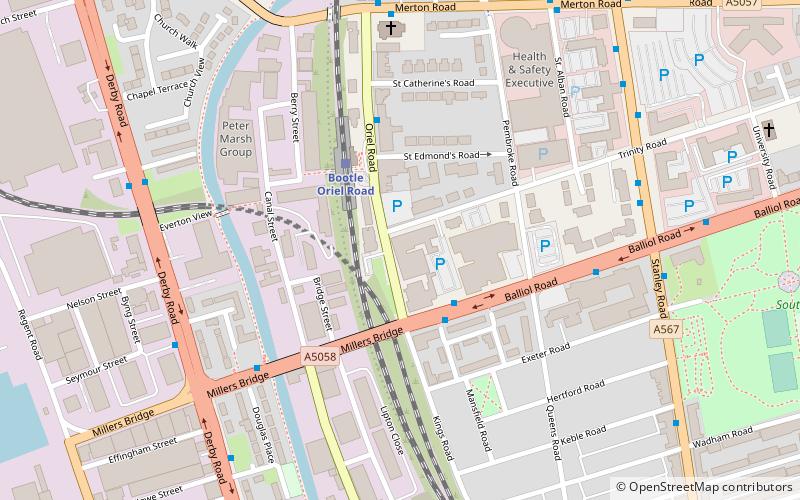 Bootle Town Hall location map