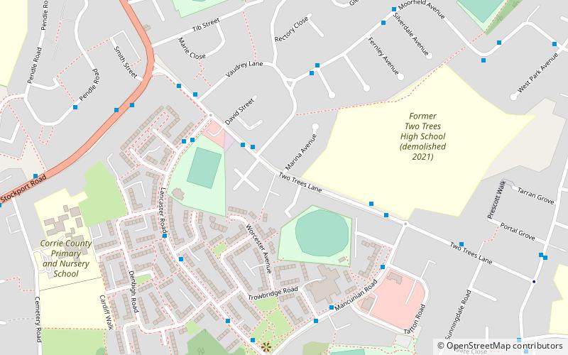 haughton hyde location map