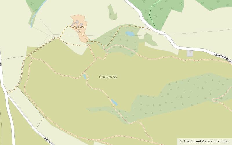 Canyards Hills location map