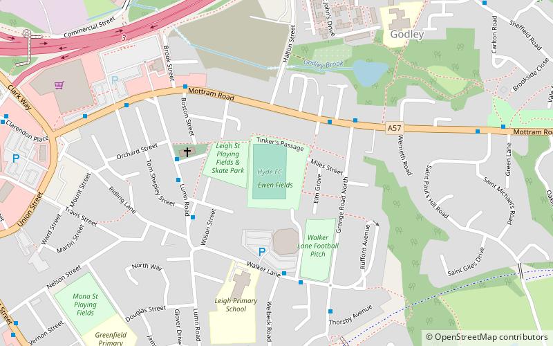 Ewen Fields location map