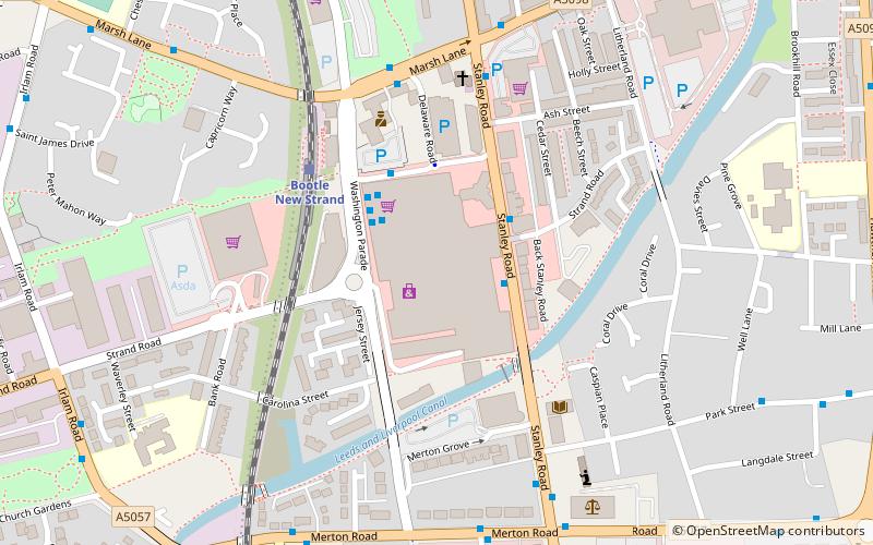Strand Shopping Centre location map