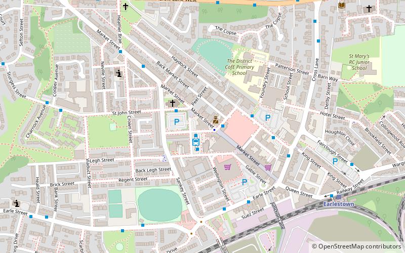 Earlestown Town Hall location map