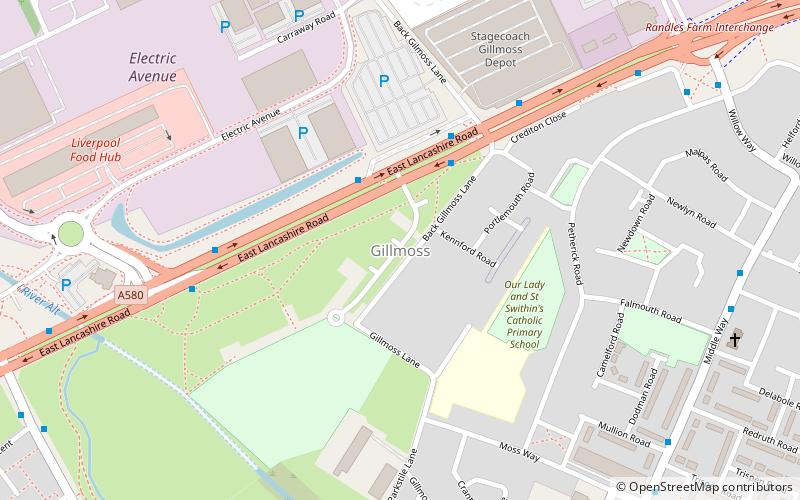 gillmoss liverpool location map