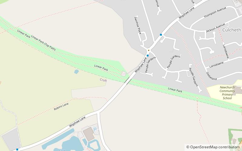 The Friends of Culcheth Linear Park location map