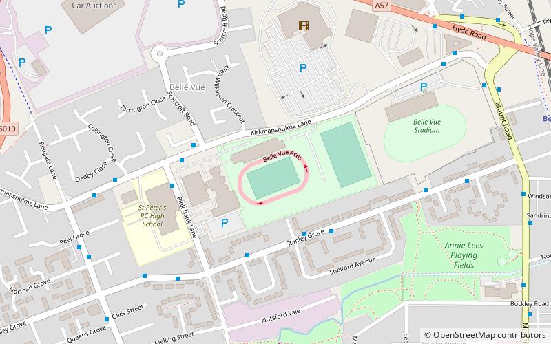 national speedway stadium manchester location map