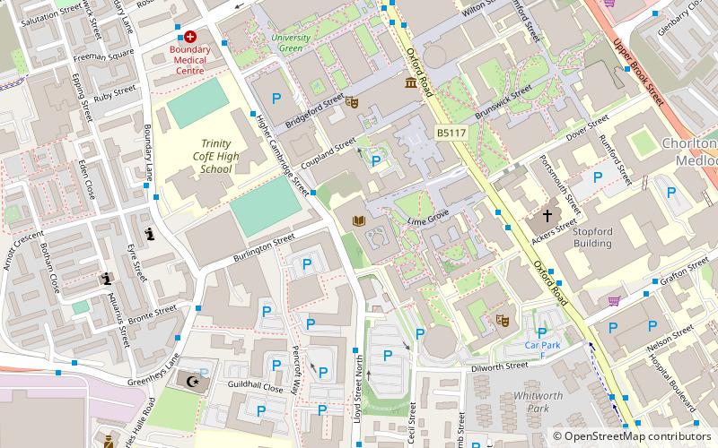 John Rylands University Library location map