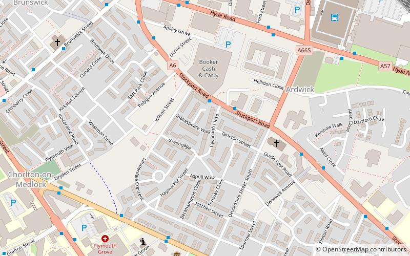 Chorlton-on-Medlock location map