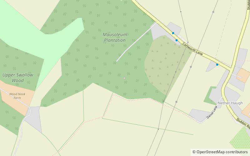 The Rockingham Mausoleum location map
