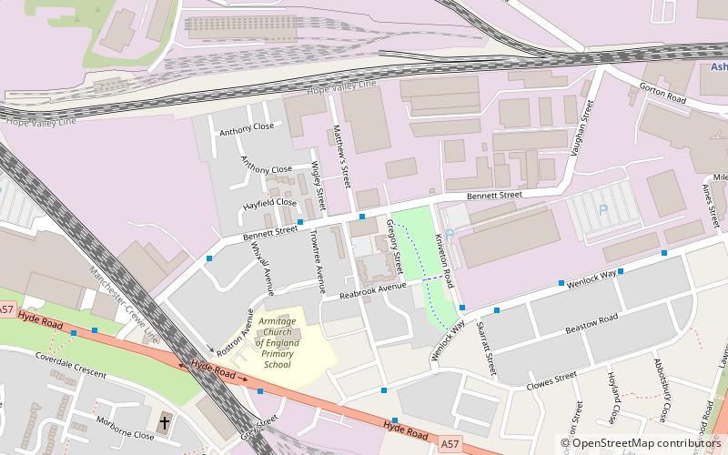Manchester Climbing Centre location map