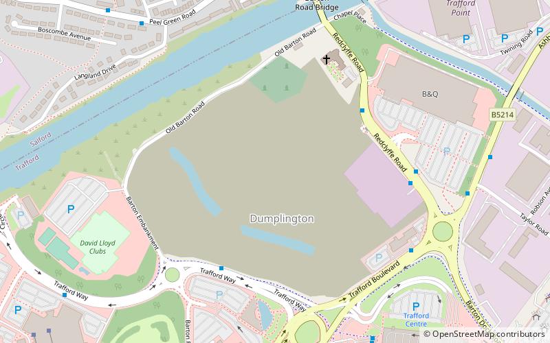 trafford waters manchester location map