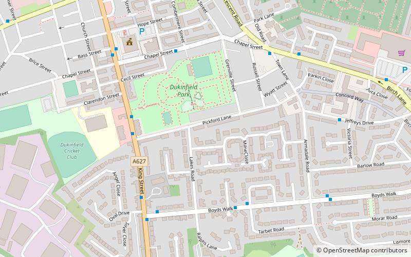 Dukinfield location map