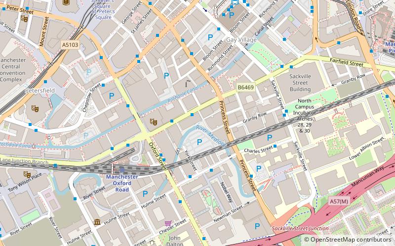 Whitworth Street location map