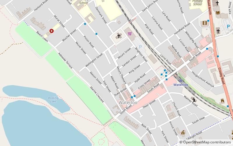 Waterloo location map
