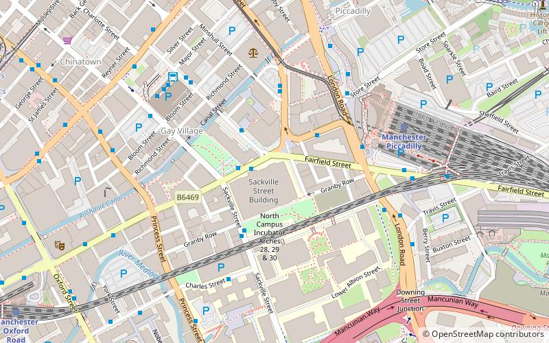 Sackville Street Building location map