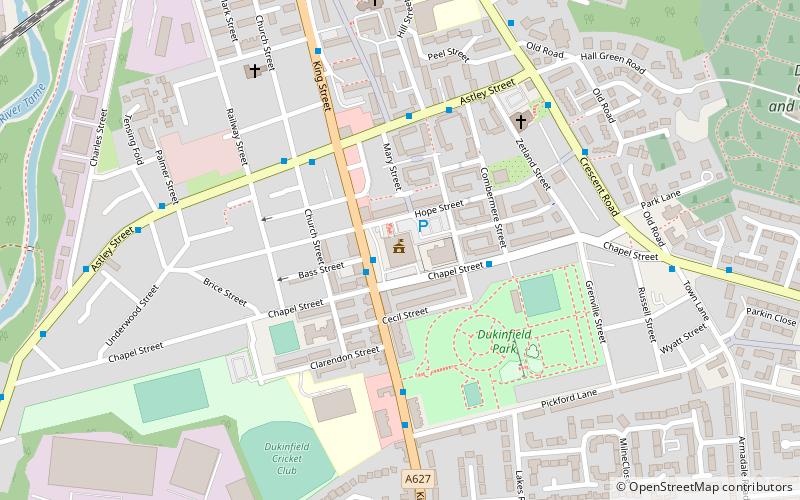 Dukinfield Town Hall location map
