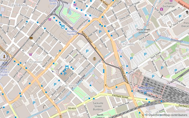 Minshull Street Crown Court location map