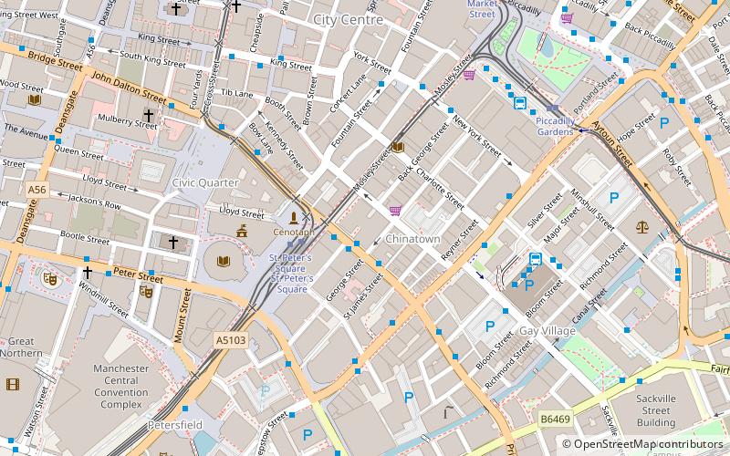 Manchester Athenaeum location map
