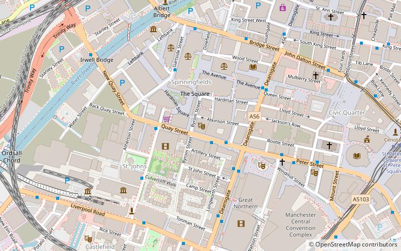 Manchester Opera House location map