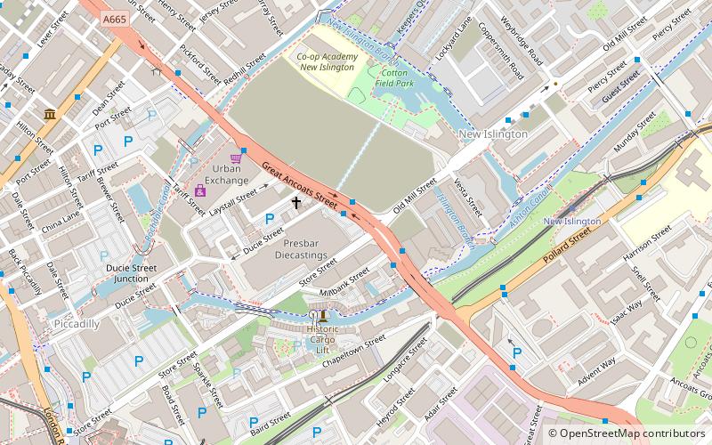 Great Ancoats Street location map