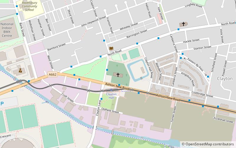 St Cross Church location map