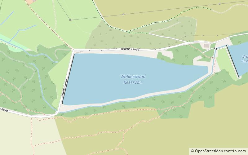 Walkerwood Reservoir location map