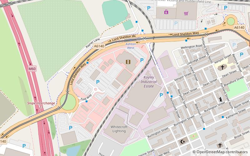 Hollywood Bowl Manchester location map