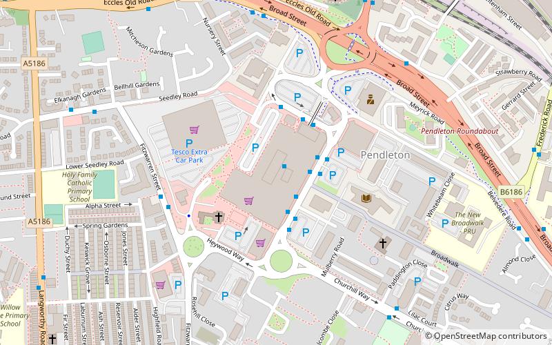 Salford Shopping Centre location map