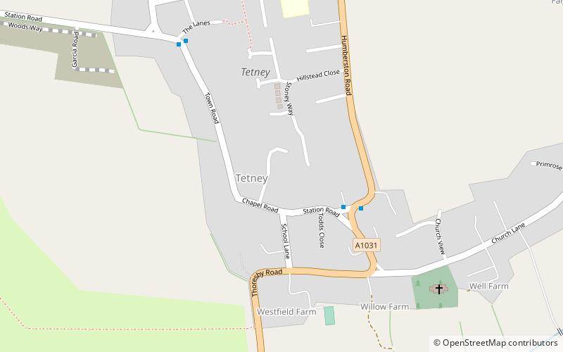 Tetney location map