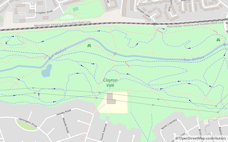 Clayton Vale location map