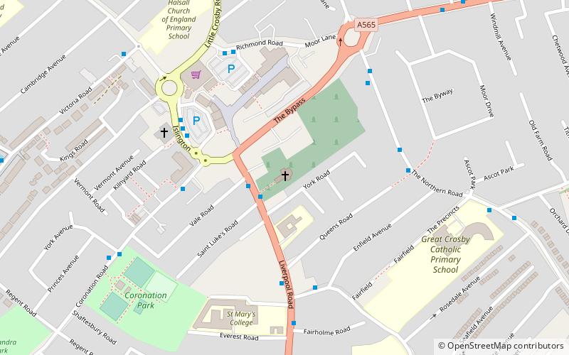 St Luke's Church location map