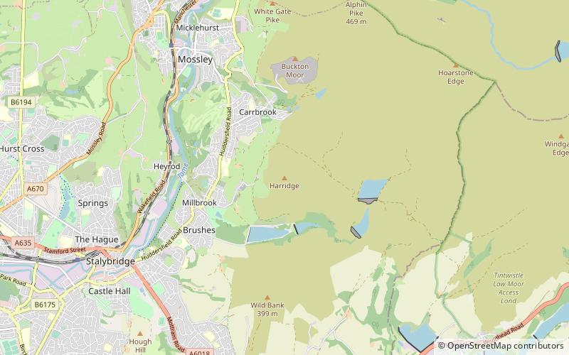 Harridge Pike location map