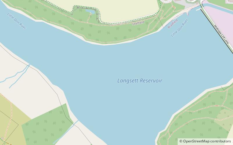 Langsett Reservoir location map