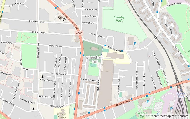 Cheetham location map