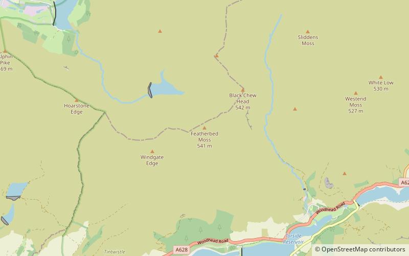 Featherbed Moss location map