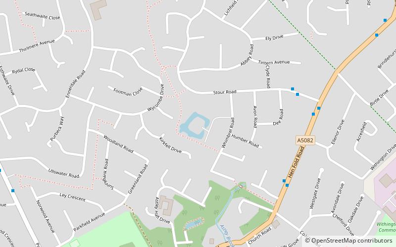 new hall moated site tyldesley location map