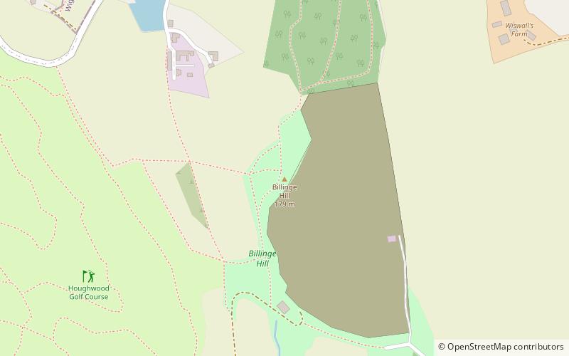 Billinge Hill location map