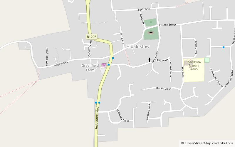 Hibaldstow location map